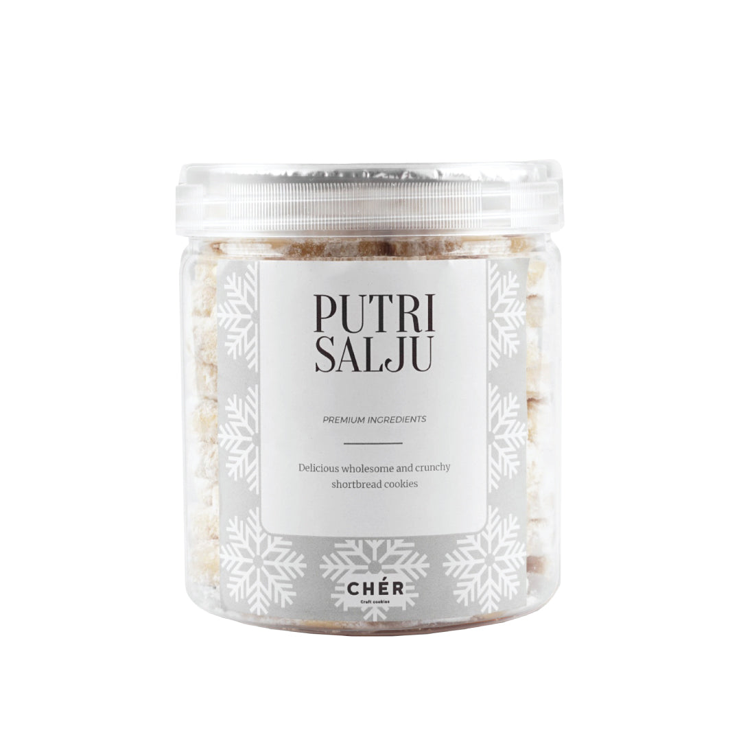 CHER CHOCOLATE - Cookies Putri Salju | Kue Kering Toples | Halal | 360g