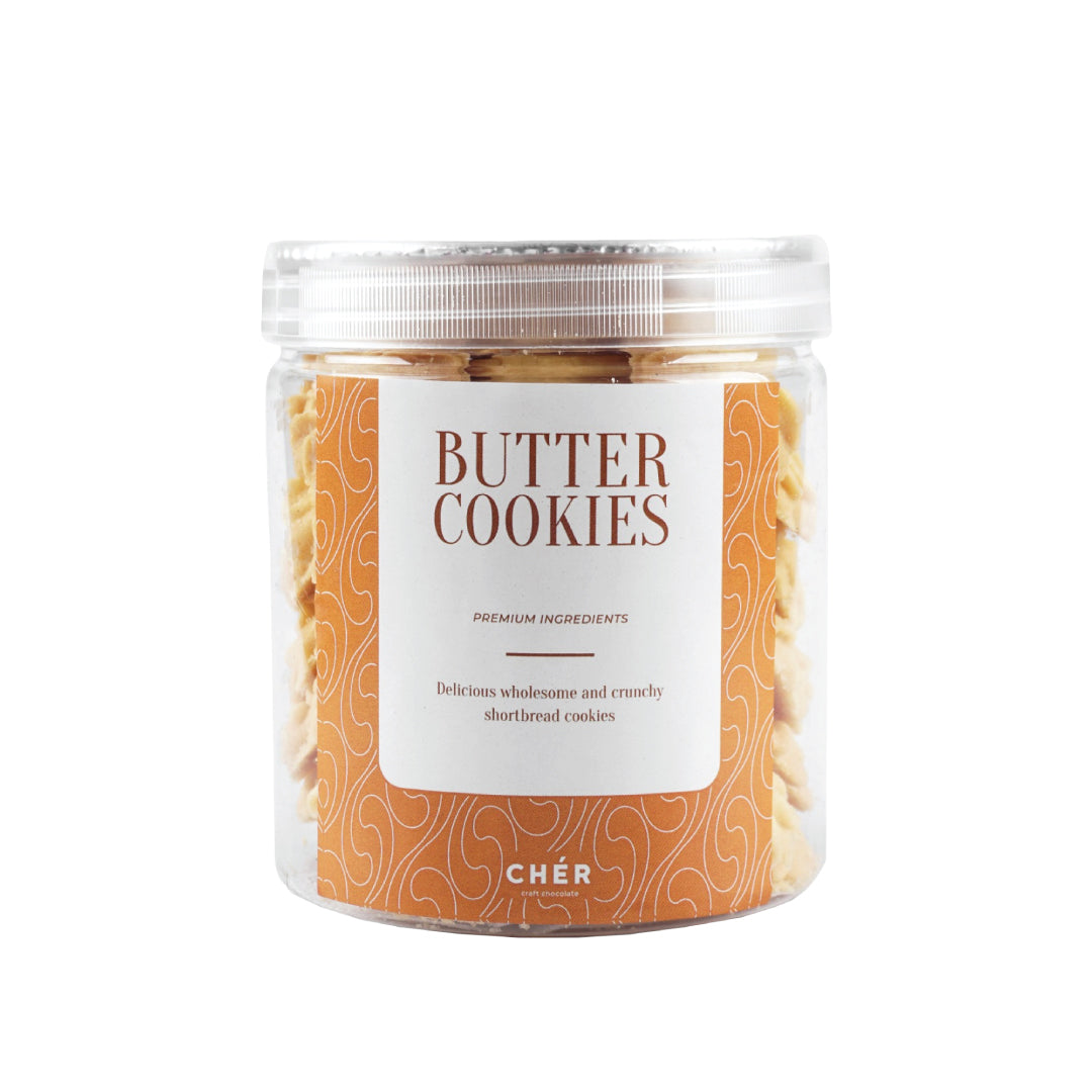 CHER CHOCOLATE - Butter Cookies | Kue Kering Mentega Toples | Halal | 200g