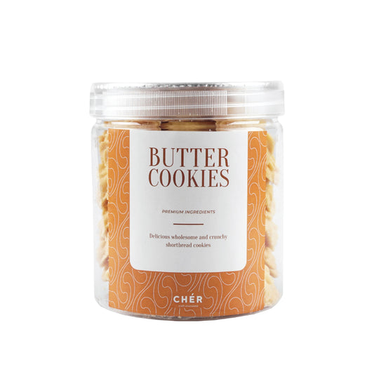 CHER CHOCOLATE - Butter Cookies | Kue Kering Mentega Toples | Halal | 200g